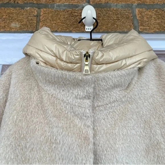 Trina Turk alpaca /wool autumn turtleneck coat size 12 - Picture 5 of 16